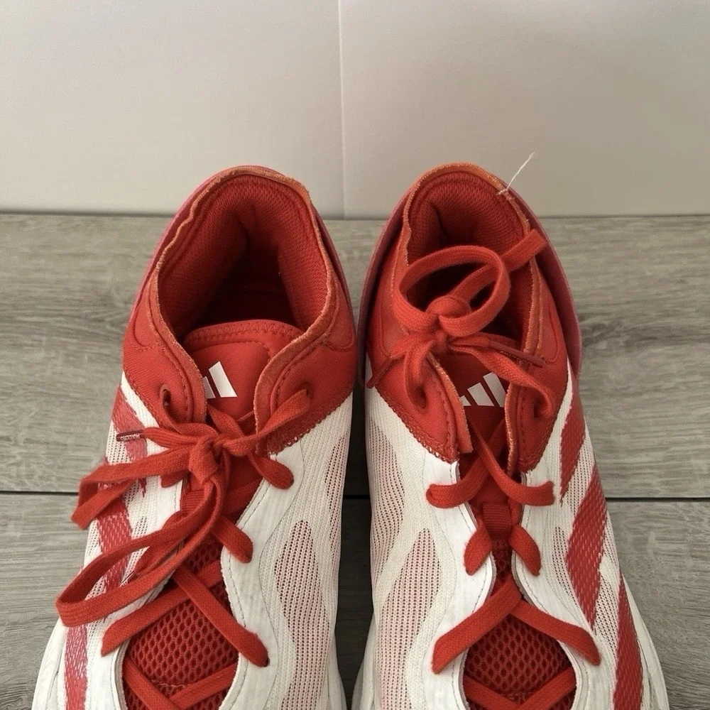 adidas Adizero Select 2.0 Mens Size 11 Red White Basketball Shoes IG6685